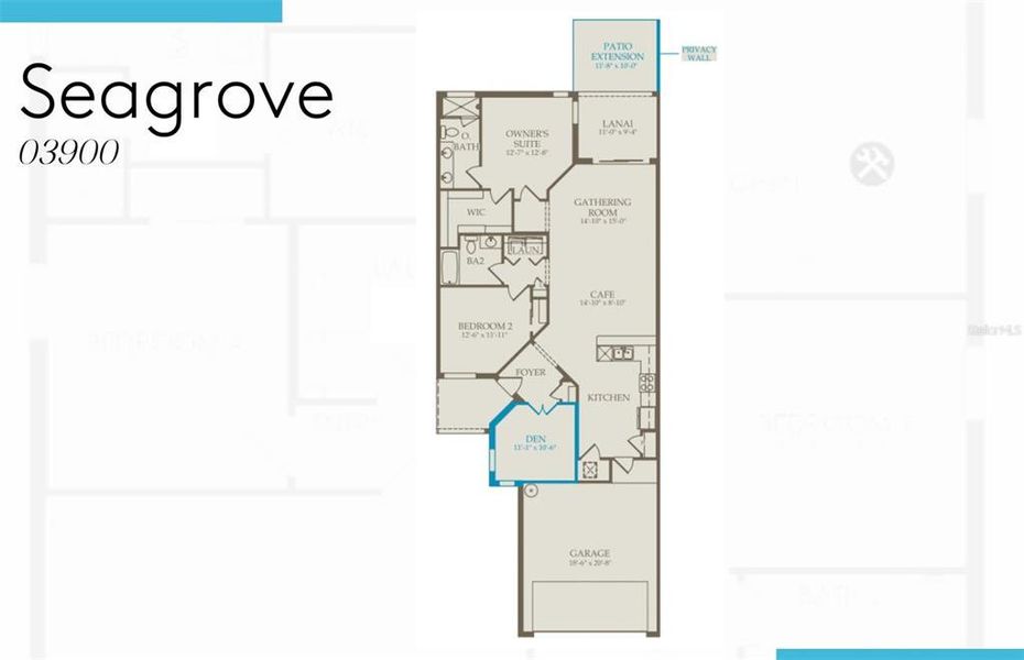 2D floor plan layout of this home in Del Webb Catalina, Lakewood Ranch, FL (Image 3). 2D floor plan layout of this home in Del Webb Catalina, Lakewood Ranch, FL (Image 3).