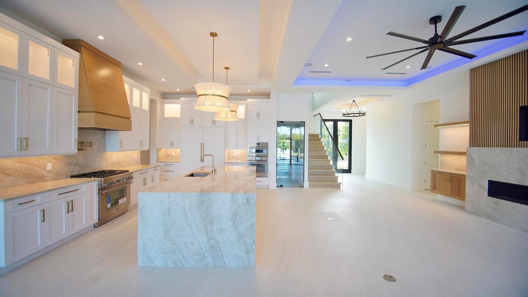 Furnished interior view inside a new home in , Palm Beach Gardens (Image 15).