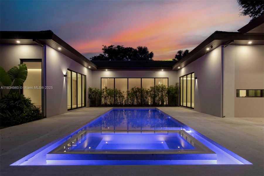 Furnished interior view inside a new home in , Miami (Image 4). Furnished interior view inside a new home in , Miami (Image 4).