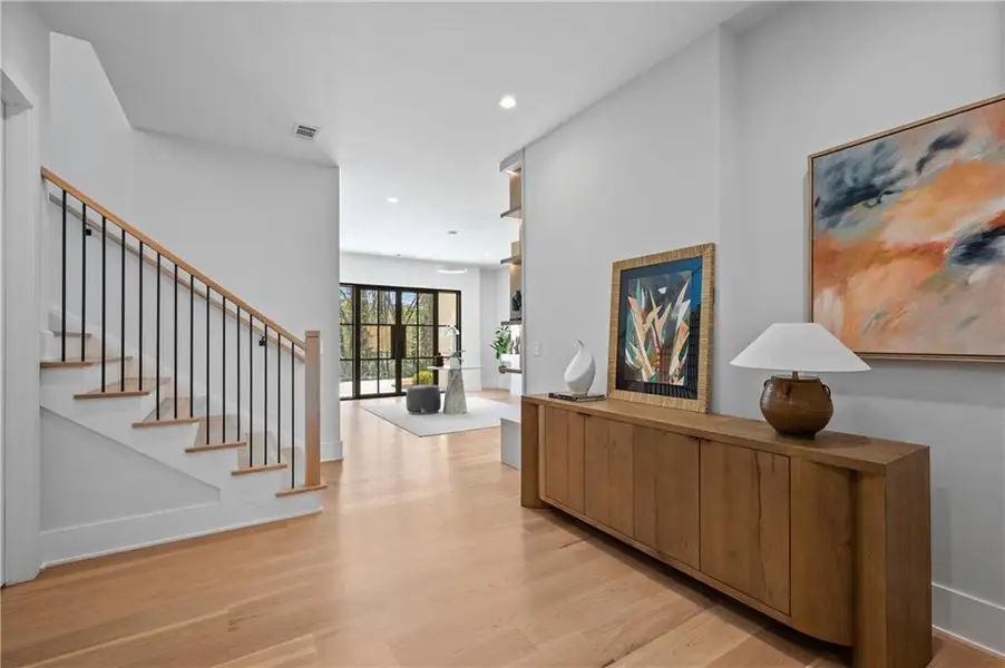 Furnished interior view inside a new home in , Roswell (Image 7).