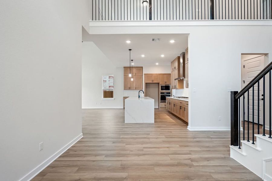 Furnished interior view inside a new home in Heritage, Dripping Springs (Image 8).