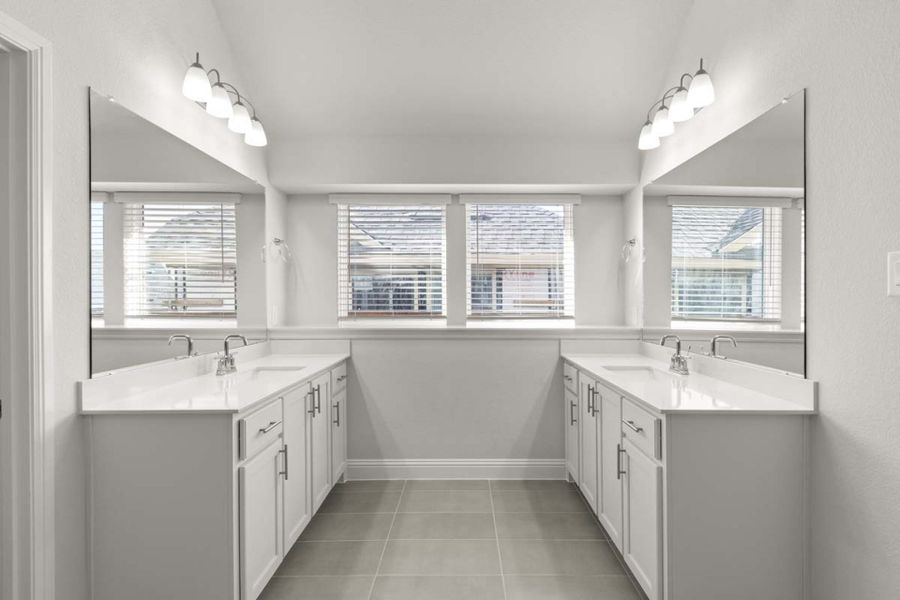 Furnished interior view inside a new home in Creekview Meadows, Pilot Point (Image 8).