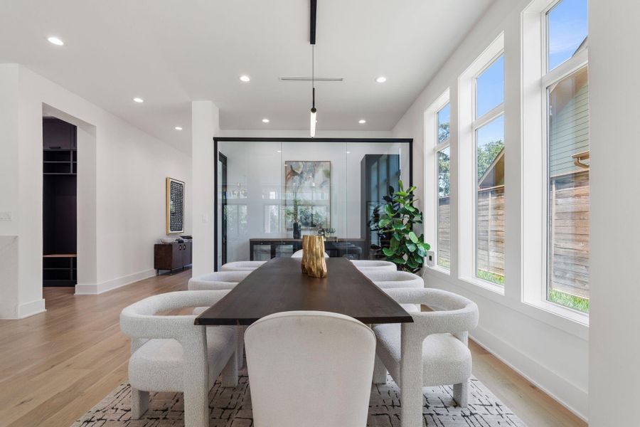 Furnished interior view inside a new home in , Houston (Image 37).