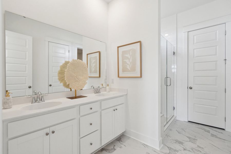 Furnished interior view inside a new home in Carnes Crossroads, Summerville (Image 33).