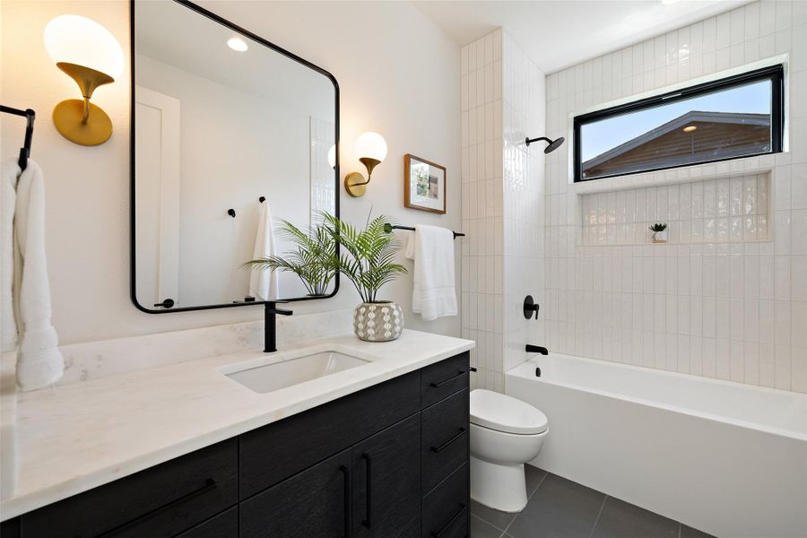 Furnished interior view inside a new home in , Austin (Image 32).