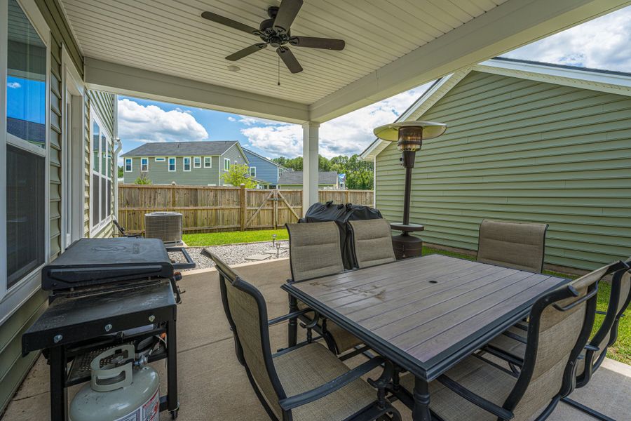 Exterior details and patio area of a home in , Summerville (Image 26). Exterior details and patio area of a home in , Summerville (Image 26).