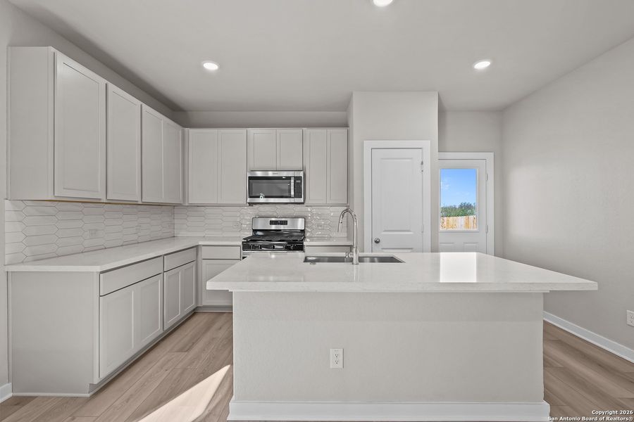 Furnished interior view inside a new home in Garden Grove, San Antonio (Image 12).