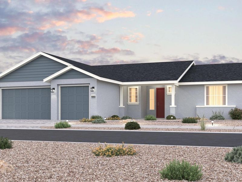 Representative exterior photo of a completed home built from the The Daybreak by Davidson Homes LLC in Westwood, Prescott, AZ (Image 8).