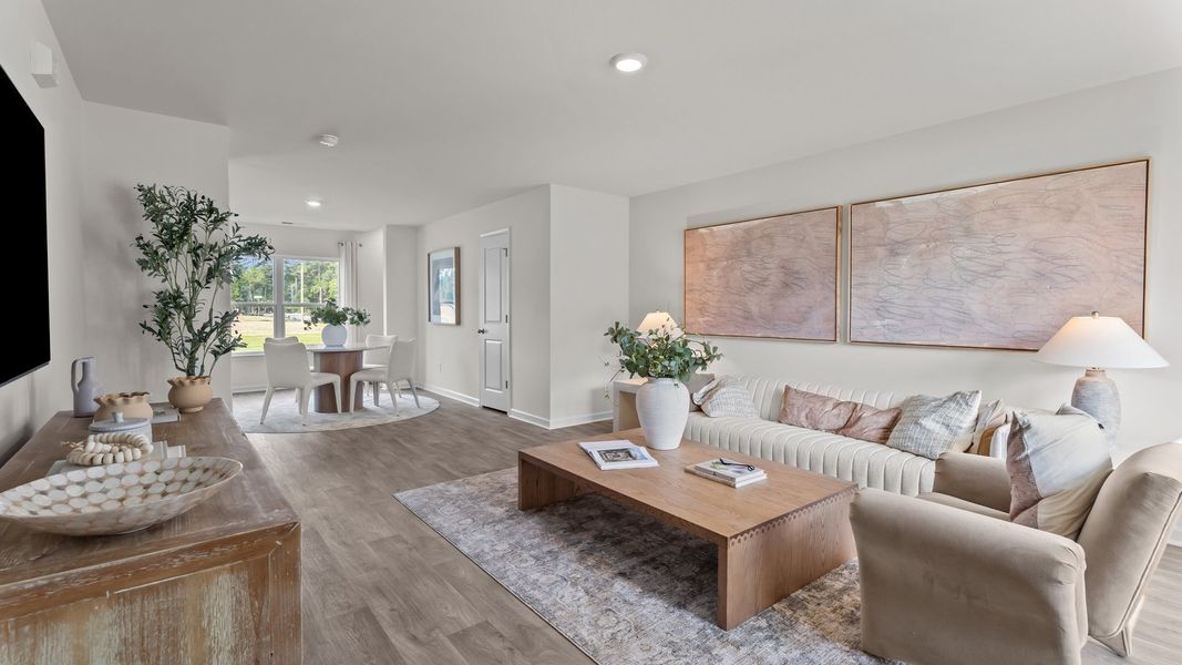 Furnished interior view inside a new home in Jetstream Park, Wilson (Image 5).