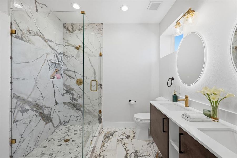 Furnished interior view inside a new home in , Dallas (Image 7).