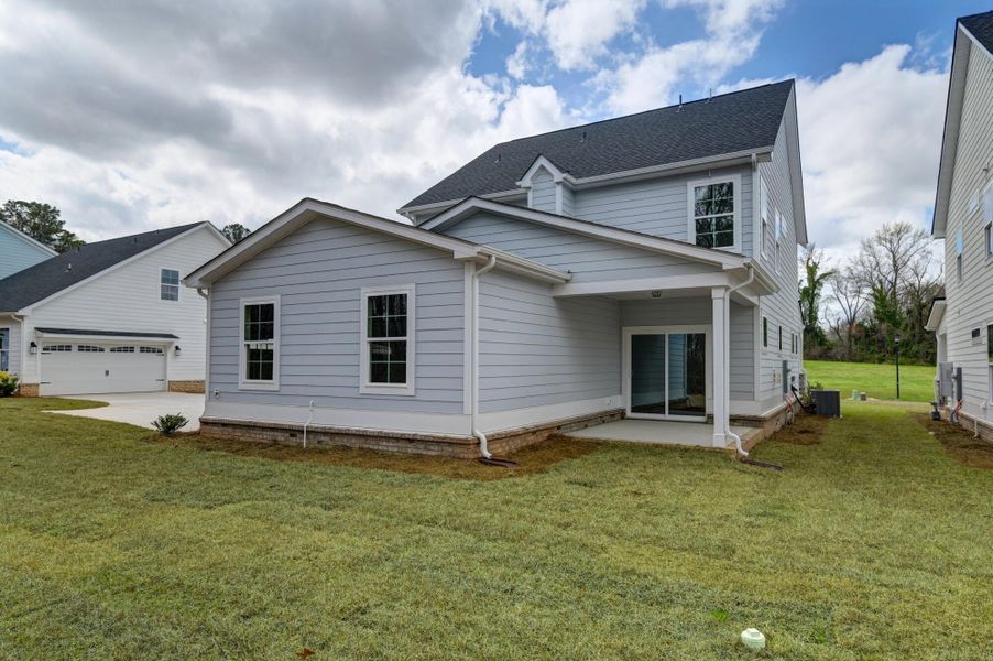 Exterior details and patio area of a home in Clubside Reserve at Summerlake, Lexington (Image 31).