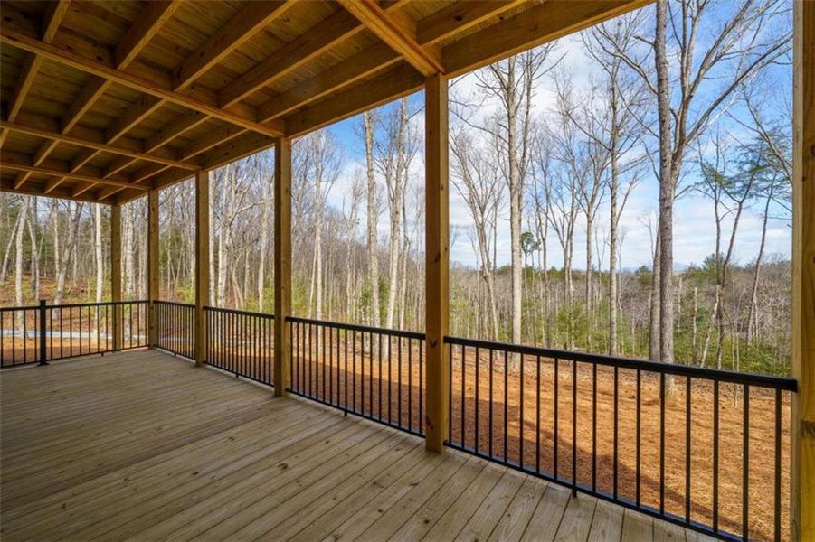 Exterior details and patio area of a home in , Blue Ridge (Image 27).