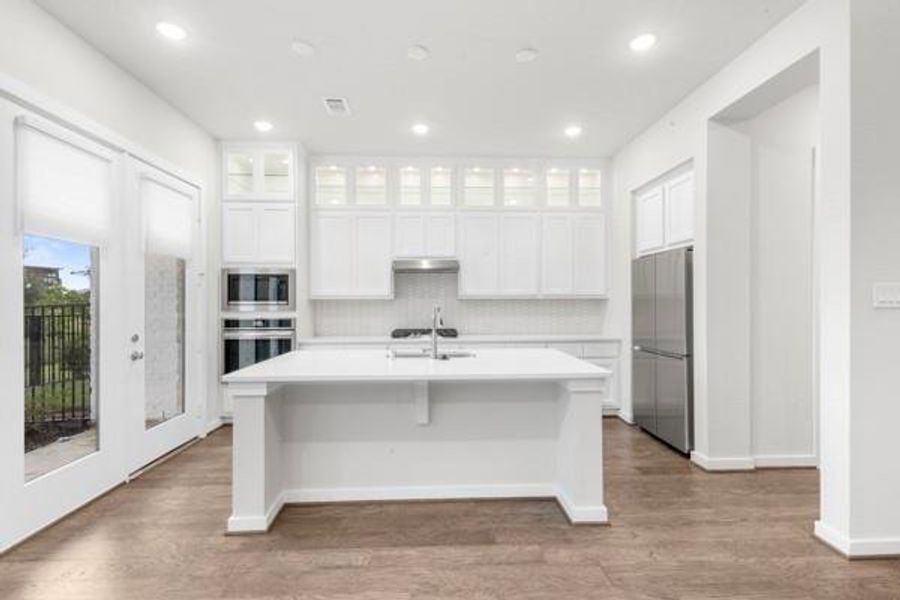 Furnished interior view inside a new home in , Cypress (Image 4).
