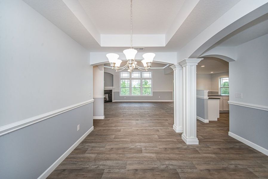 Representative unfurnished interior of a home built from the Arcadimont by Enchanted Homes in Ballentine Ridge, Lyman (Image 33). Representative unfurnished interior of a home built from the Arcadimont by Enchanted Homes in Ballentine Ridge, Lyman (Image 33).