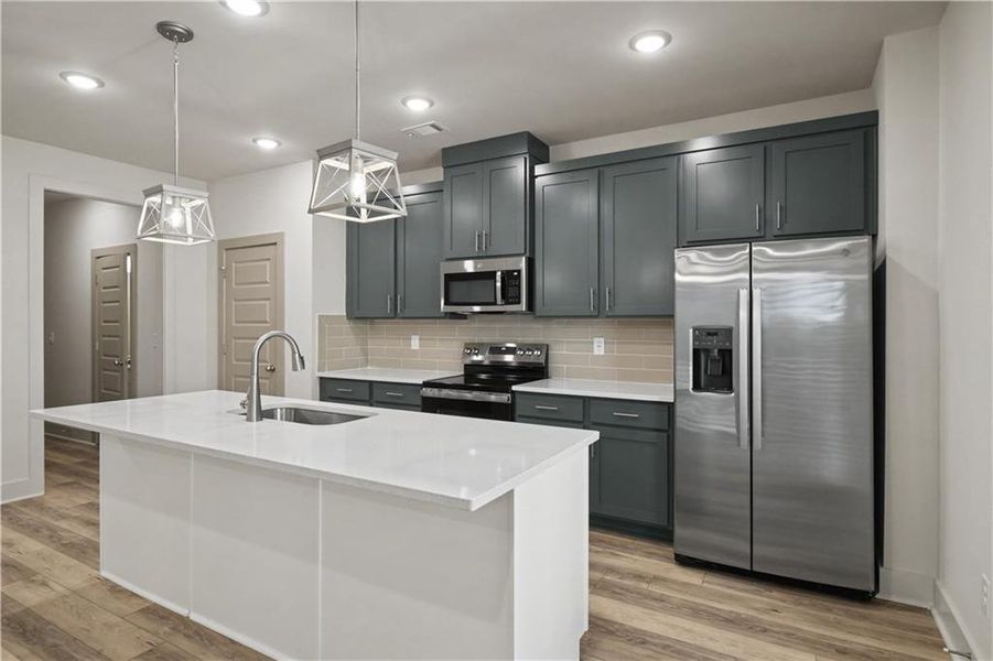 Furnished interior view inside a new home in , Norcross (Image 7). Furnished interior view inside a new home in , Norcross (Image 7).