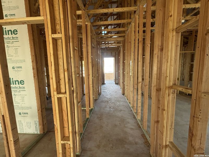 In-progress construction of a new home in The Heritage at Saddlebrook Ranch 70's, Schertz, TX (Image 23).