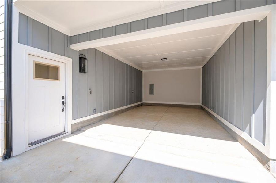 Exterior details and patio area of a home in , Atlanta (Image 24). Exterior details and patio area of a home in , Atlanta (Image 24).