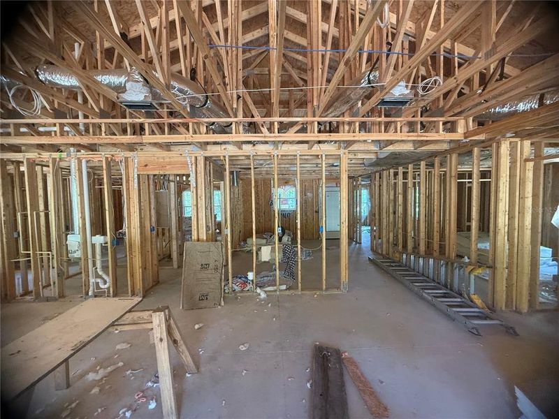 In-progress construction of a new home in , Williston, FL (Image 4).