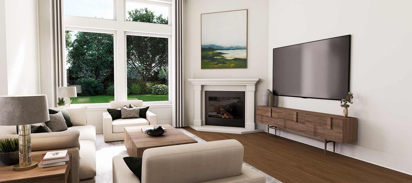 The Larkspur - Optional Fireplace The Larkspur - Optional Fireplace