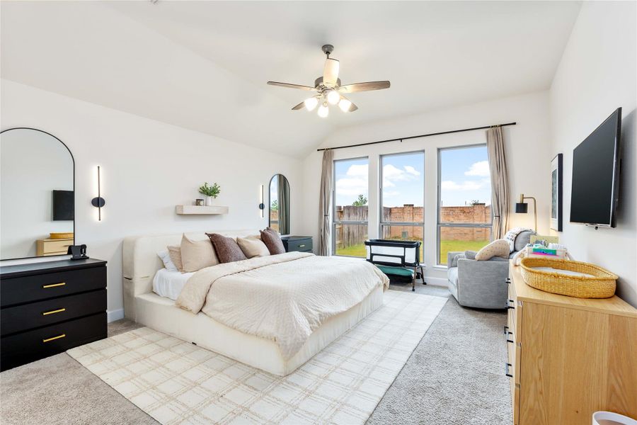 Furnished interior view inside a new home in Marvida, Cypress (Image 22).