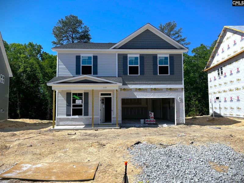 In-progress construction of a new home in Blythewood Farms, Blythewood, SC (Image 11).