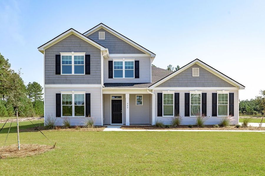 Representative exterior photo of a completed home built from the The Roswell by Smith Family Homes in Savannah Highlands, Savannah, GA (Image 25).