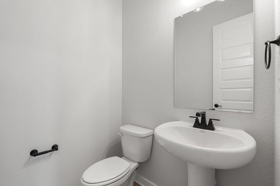 Furnished interior view inside a new home in Lariat, Liberty Hill (Image 19).