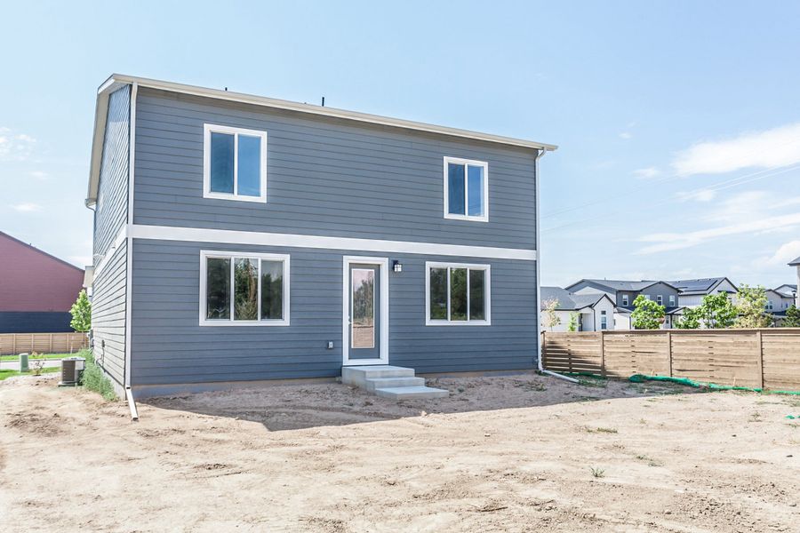 Exterior details and patio area of a home in Bloom, Fort Collins (Image 4).
