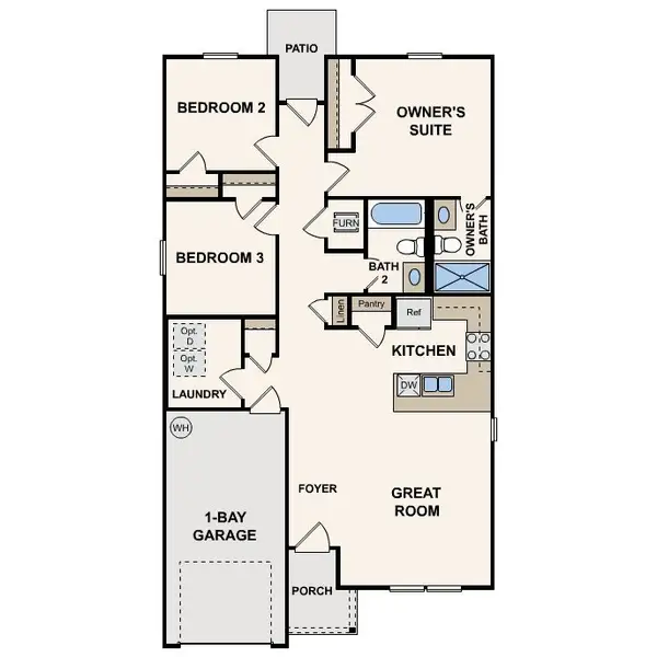 2D floor plan layout of this home in Moss Creek, Spartanburg, SC (Image 2). 2D floor plan layout of this home in Moss Creek, Spartanburg, SC (Image 2).