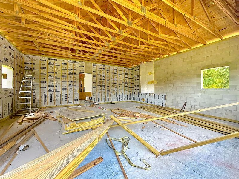 In-progress construction of a new home in , Lake City, FL (Image 16). In-progress construction of a new home in , Lake City, FL (Image 16).