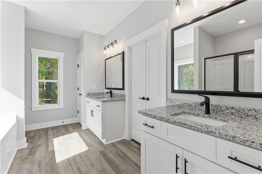 Furnished interior view inside a new home in , Dallas (Image 15).