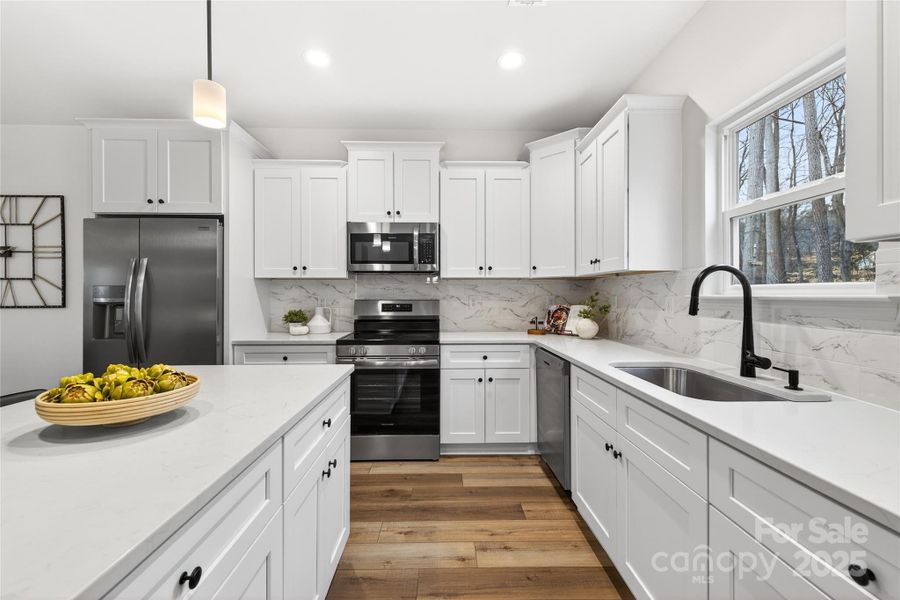 Furnished interior view inside a new home in , Charlotte (Image 26).