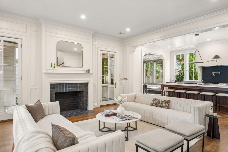 Furnished interior view inside a new home in , Mount Pleasant (Image 6).