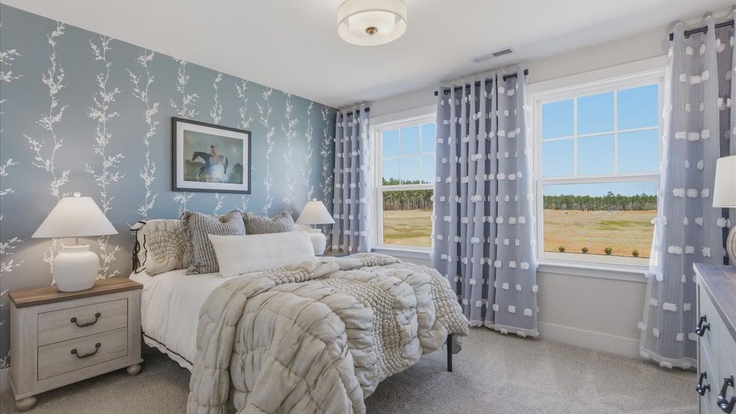 Representative furnished interior of a home built from the Brier Creek by DRB Homes in Sanctuary at Panther Creek, Durham (Image 11).