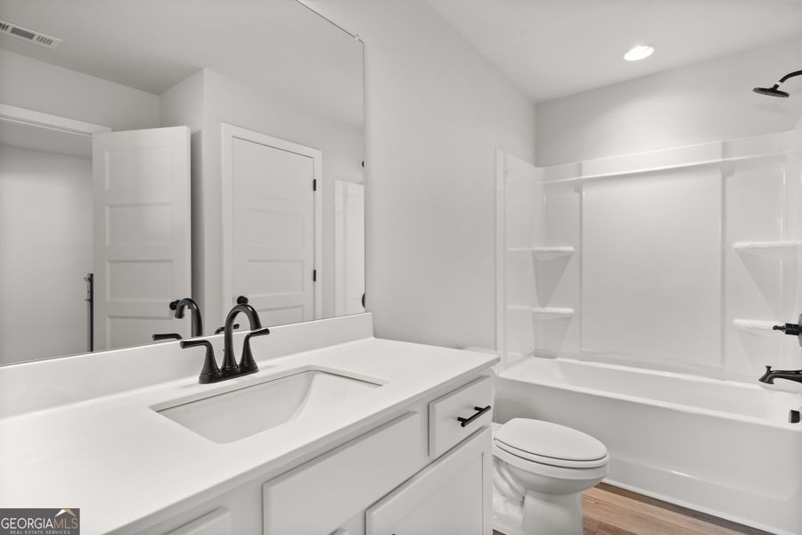 Furnished interior view inside a new home in Rosewood Lake Preserve, Hoschton (Image 3).