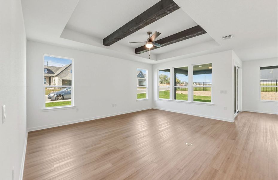 Representative unfurnished interior of a home built from the Mystique by Del Webb in Del Webb Sonoma Verde, Rockwall (Image 21).