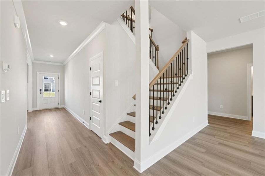 Spacious, unfurnished interior of a new home in Vines at Mill Creek - Estate Series, Braselton (Image 35).