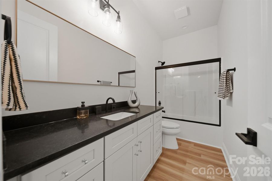 full bathroom in the basement