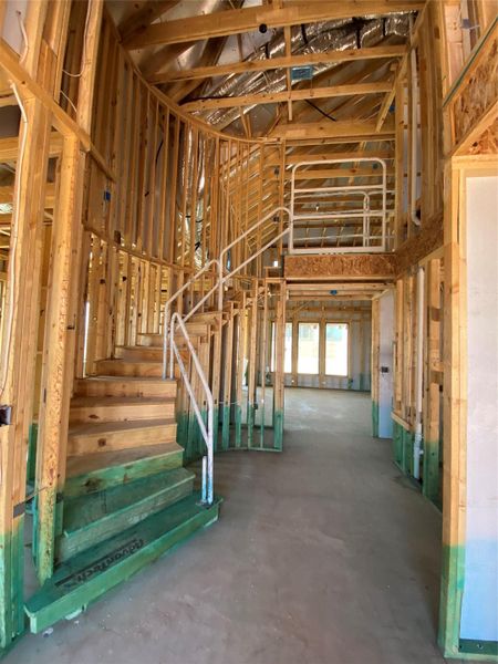 Entryway Foyer & grand staircase Entryway Foyer & grand staircase
