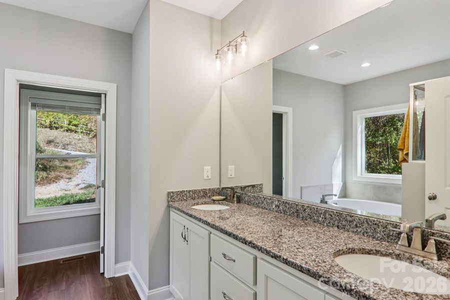 Furnished interior view inside a new home in , Hendersonville (Image 27).