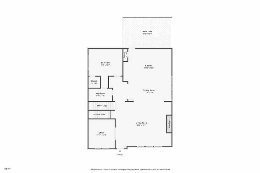 2D floor plan layout of this home in Hemingway, Flowery Branch, GA (Image 6).