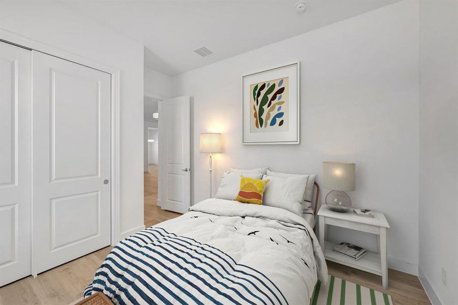 Furnished interior view inside a new home in Sterling Greene, Arlington (Image 33). Furnished interior view inside a new home in Sterling Greene, Arlington (Image 33).