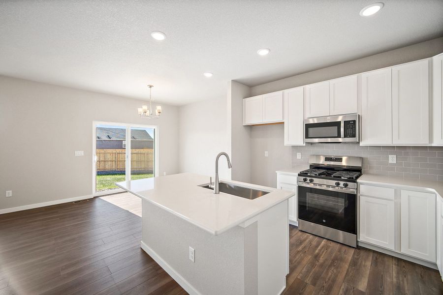 Furnished interior view inside a new home in The Glen, Colorado Springs (Image 8).