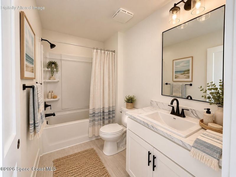 Furnished interior view inside a new home in St. John's Preserve, Palm Bay (Image 14).
