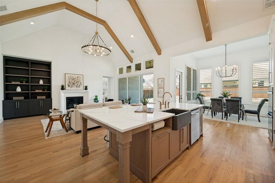 Furnished interior view inside a new home in , Prosper (Image 7).