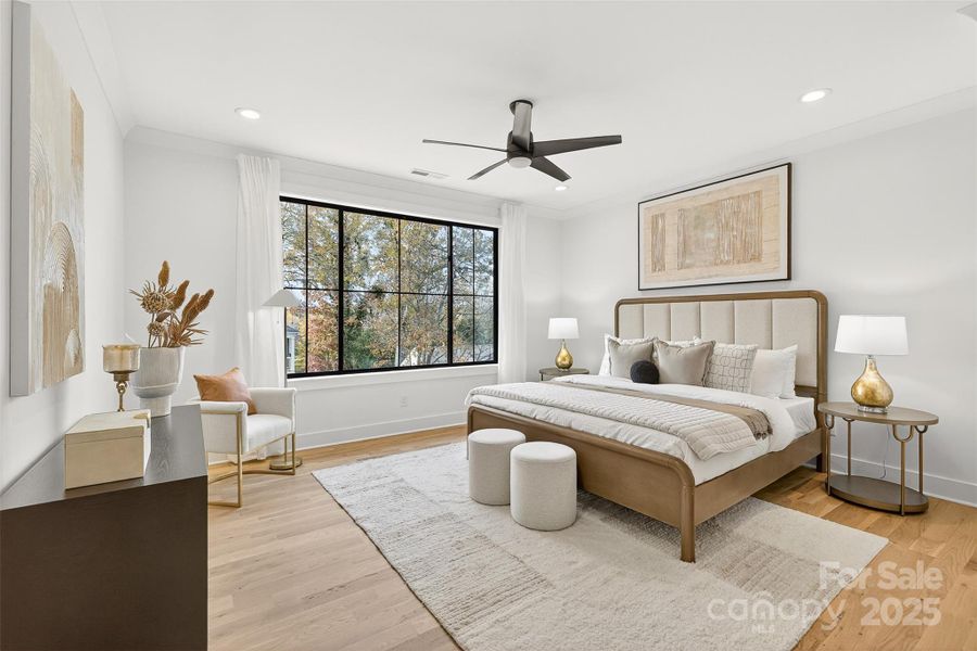 Furnished interior view inside a new home in , Charlotte (Image 26).