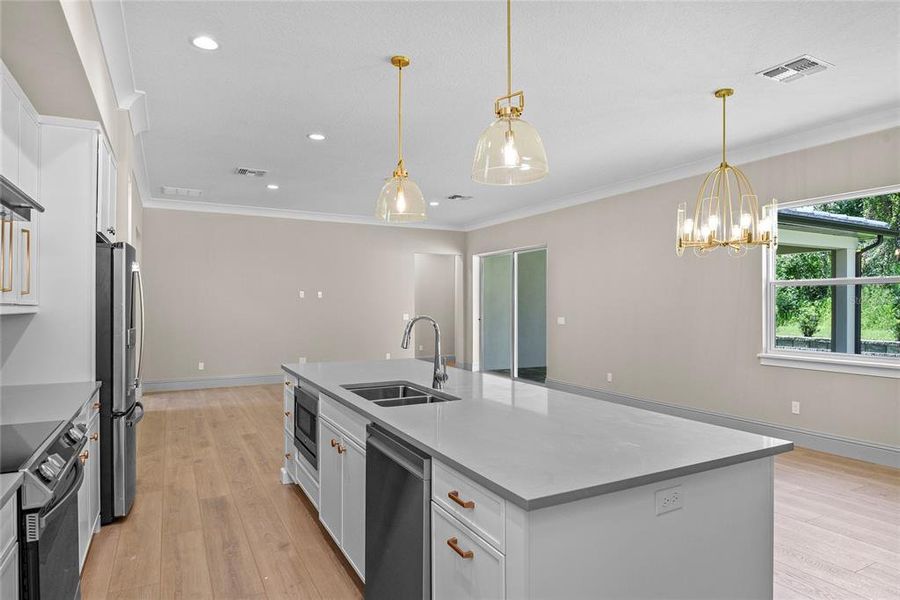 Furnished interior view inside a new home in , Apopka (Image 14).