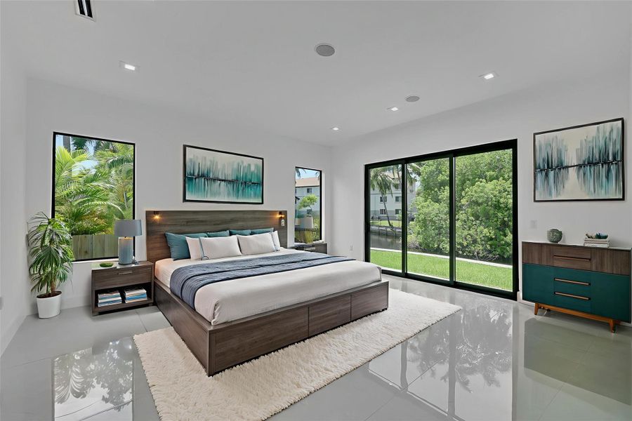 Furnished interior view inside a new home in , Wilton Manors (Image 12).