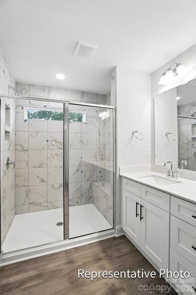 Furnished interior view inside a new home in Harrisburg Village, Harrisburg (Image 4).