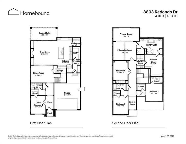 2D floor plan layout of this home in , Dallas, TX (Image 4).